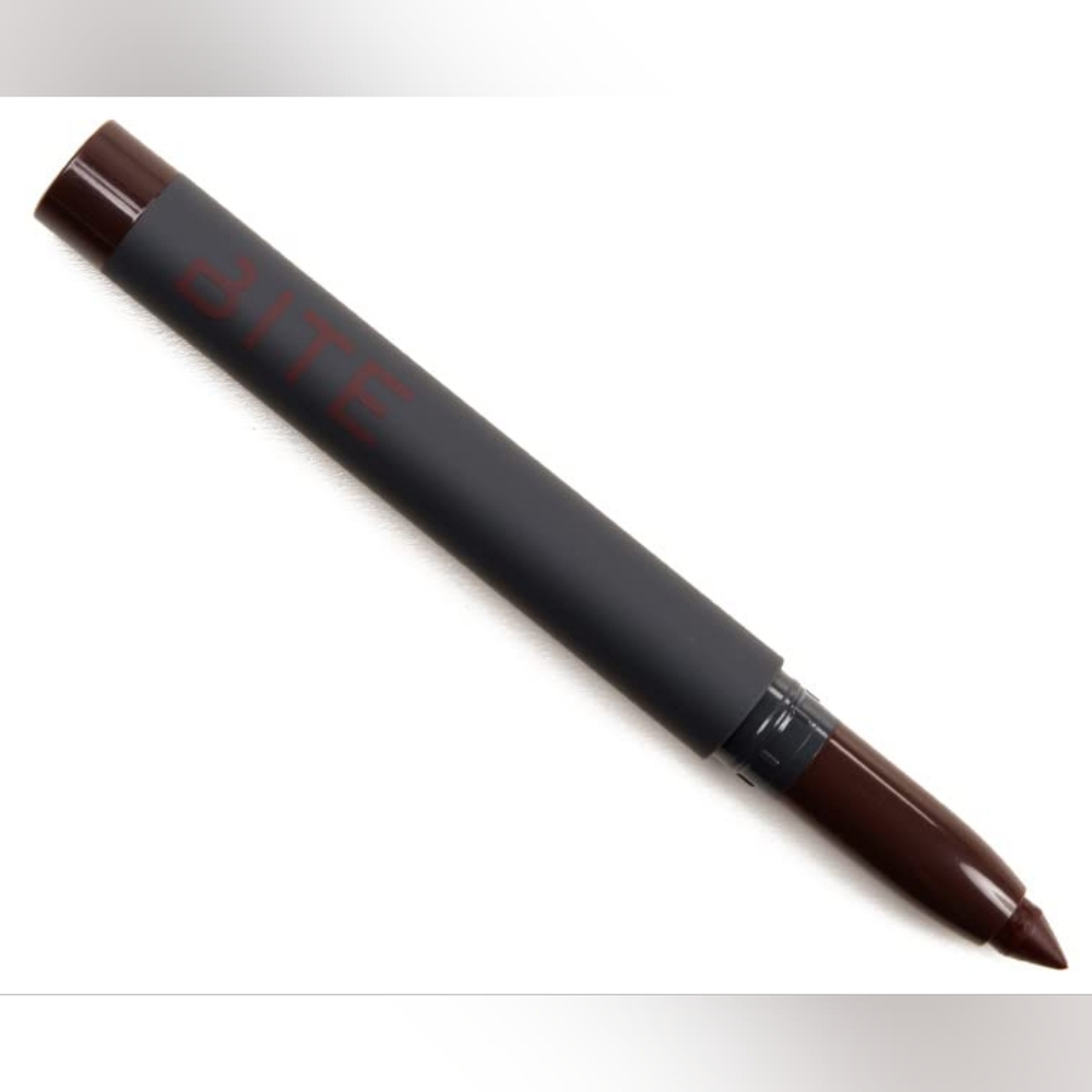 BNIB Bite Beauty Midnight Rye Power Move Creamy Matte Lip Crayon